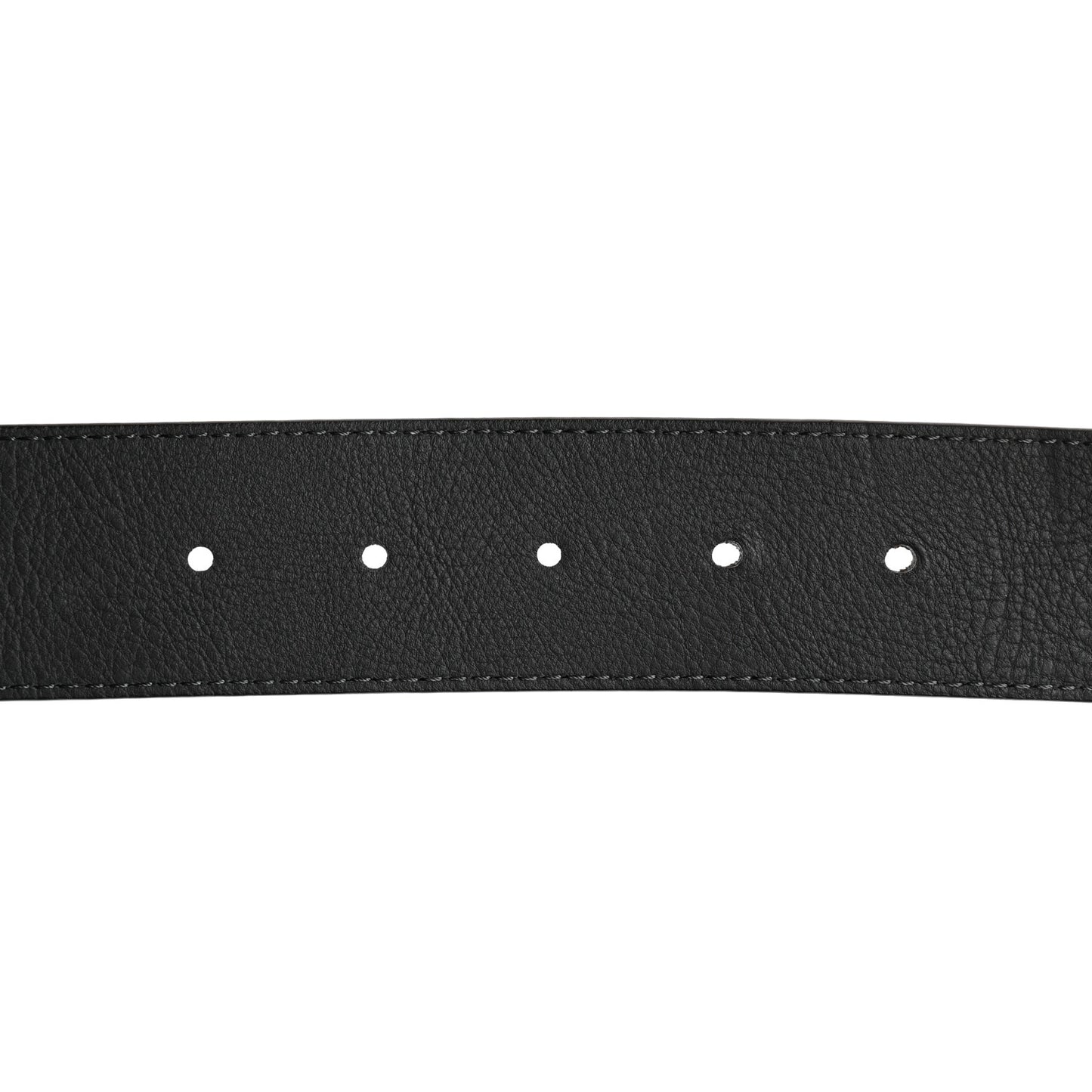Calfskin 40mm LV Optic Reversible Belt 100 40 Black Anthracite Gray