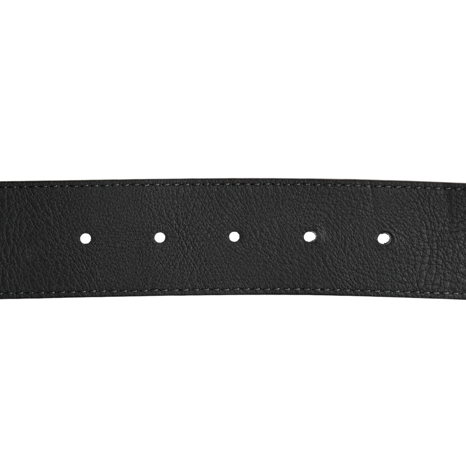 Louis Vuitton Calfskin 40mm LV Optic Reversible Belt 100 40 Black Anthracite Gray 4 of 9