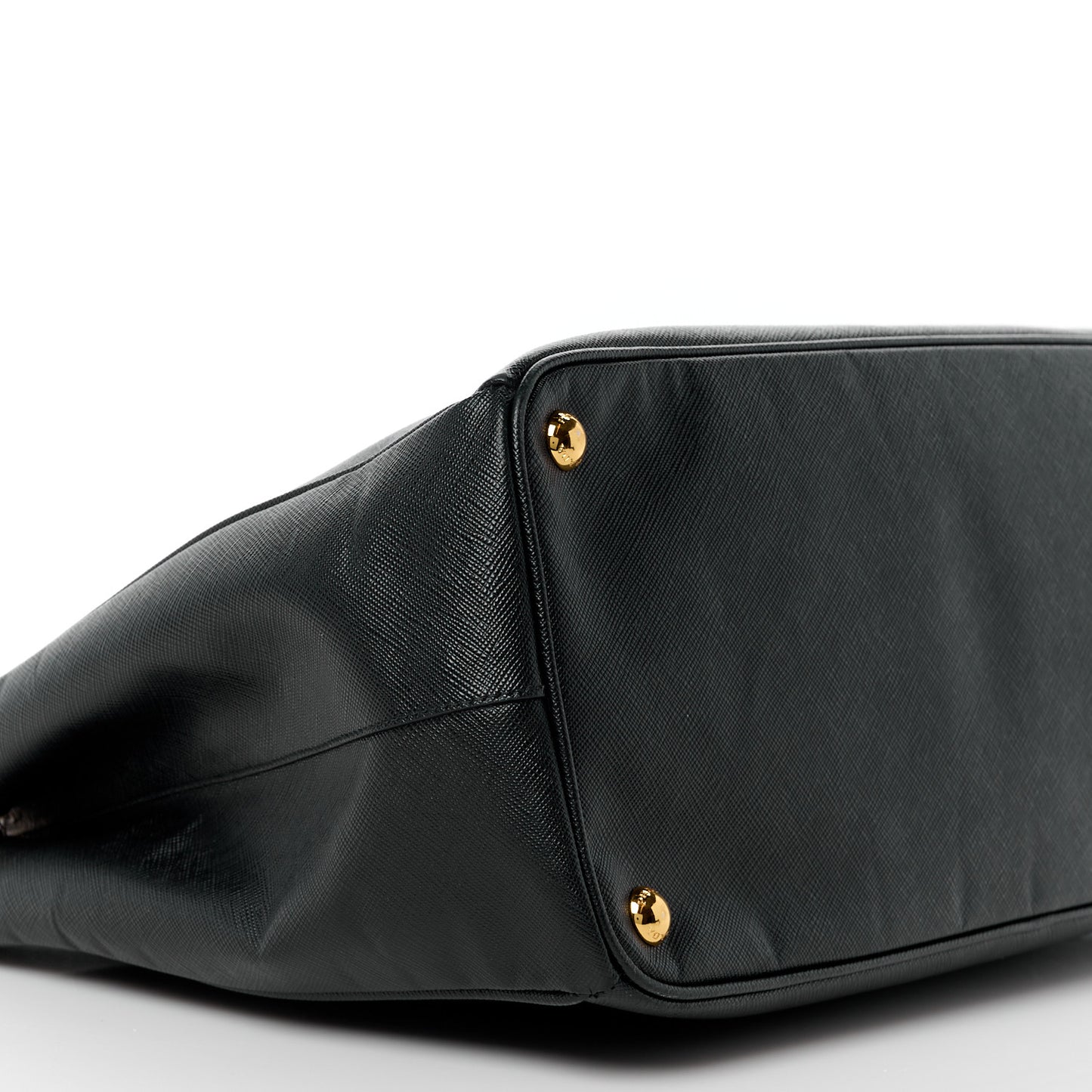 Saffiano Large Galleria Double Zip Tote Black