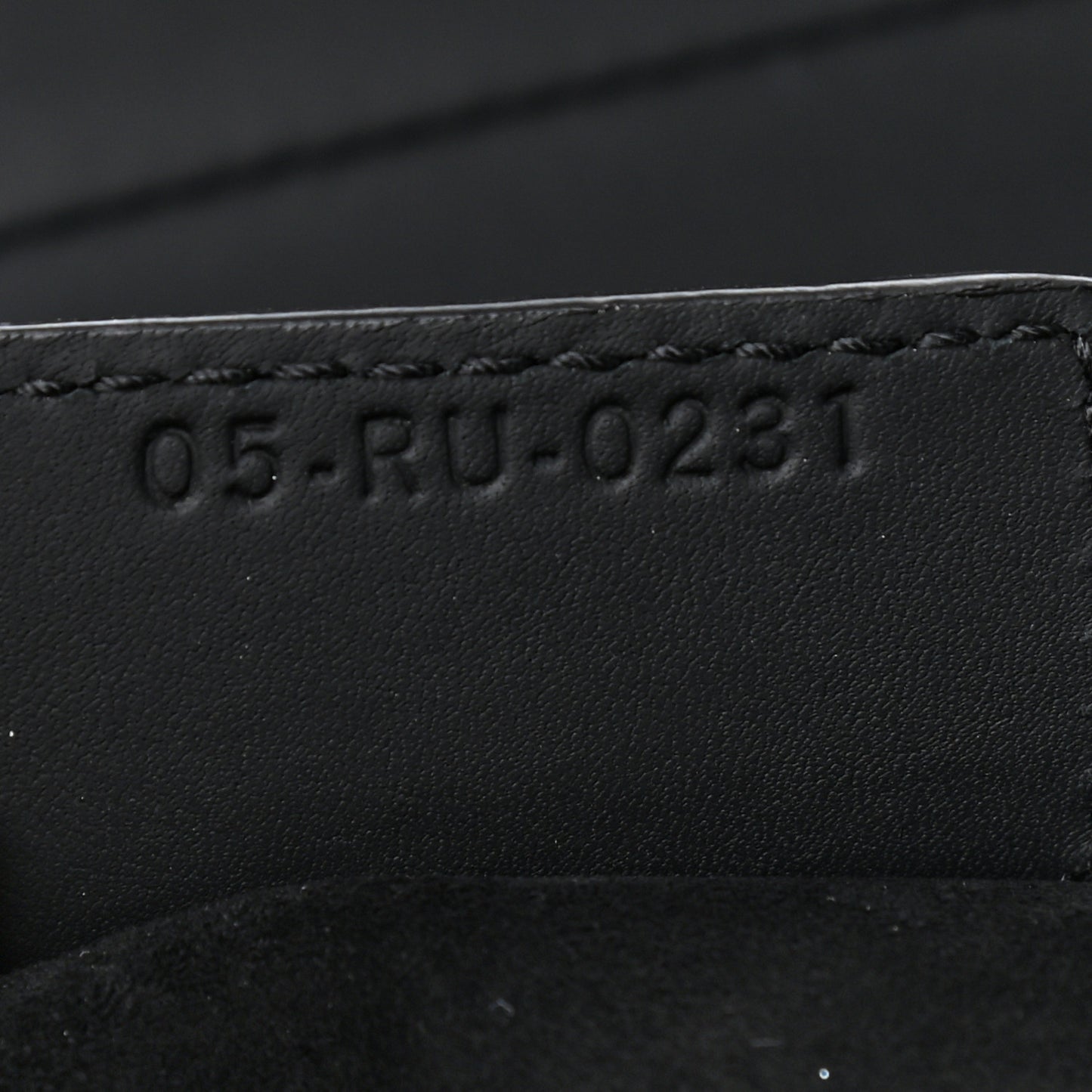 Ultra Matte Calfskin Saddle Bag Black