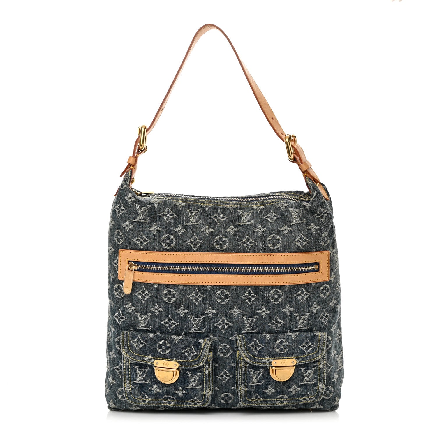 Louis Vuitton Denim Baggy GM Blue 1 of 14