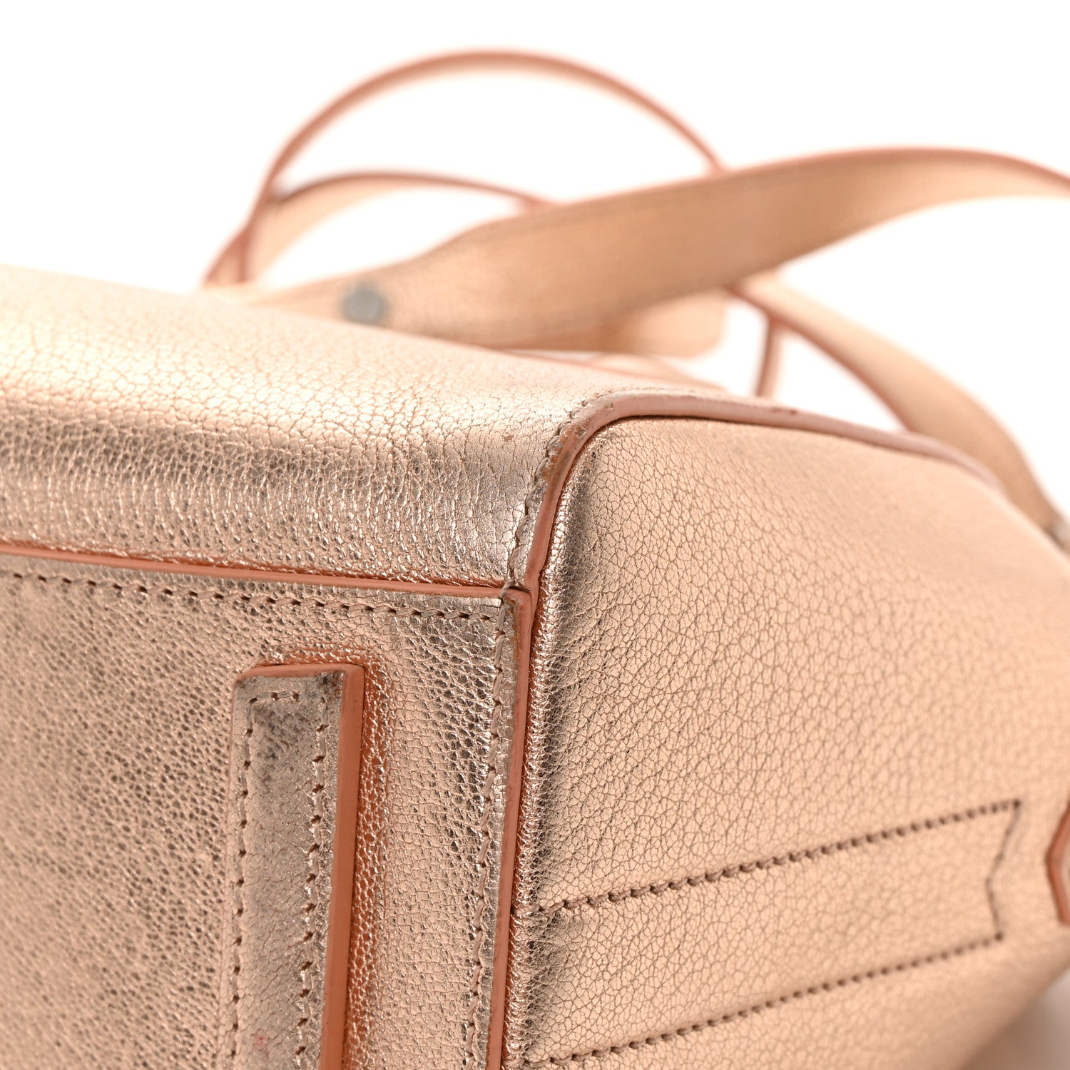 Givenchy Metallic Sugar Goatskin Mini Antigona Light Pink 11 of 25