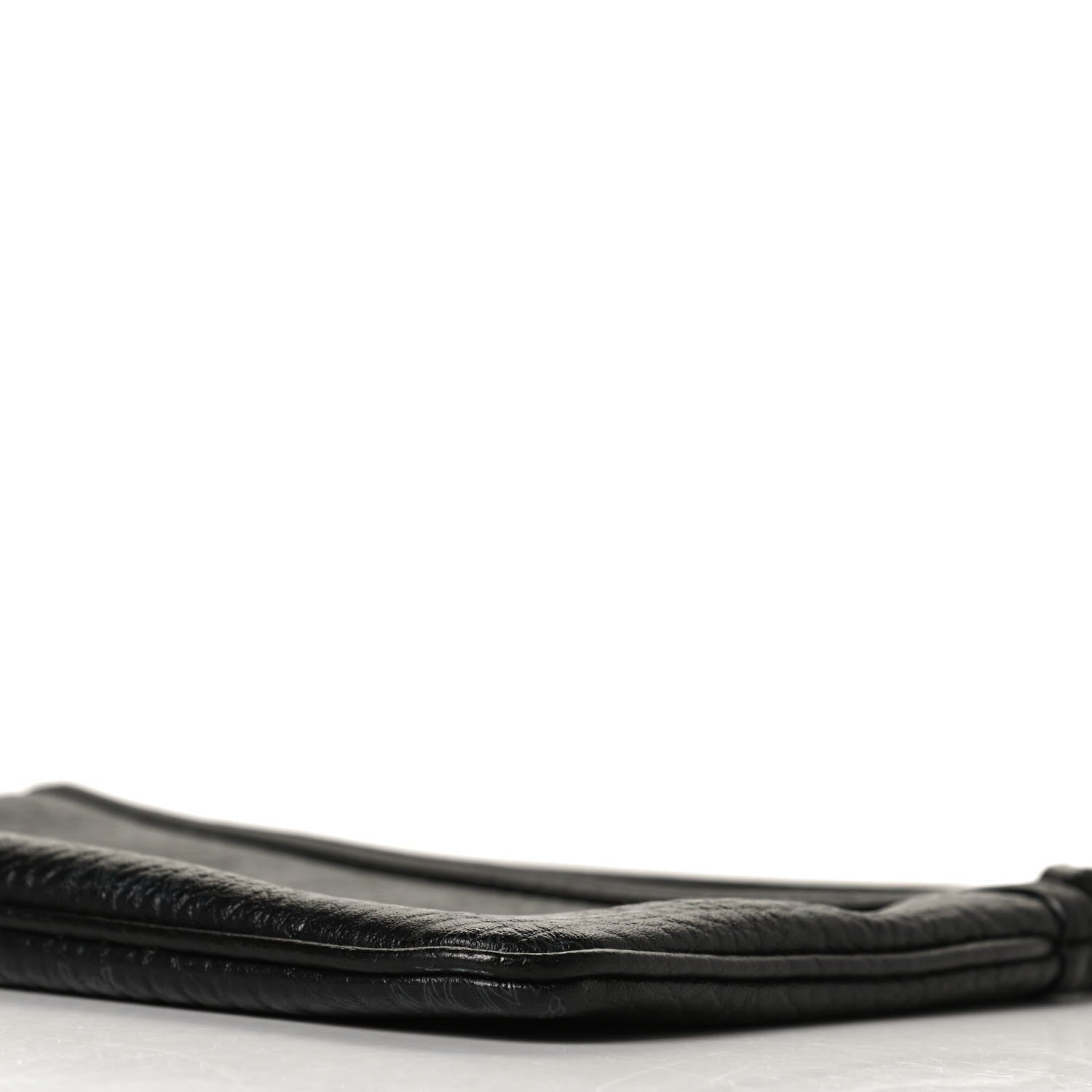 MCM Visetos Anya Shopper Tote Pouch Black 8 of 10