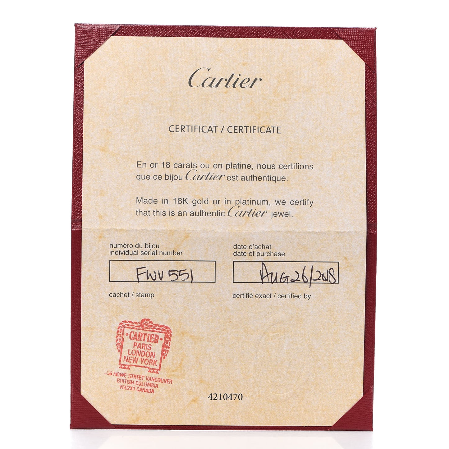 18K Yellow Gold Juste Un Clou Bracelet 18