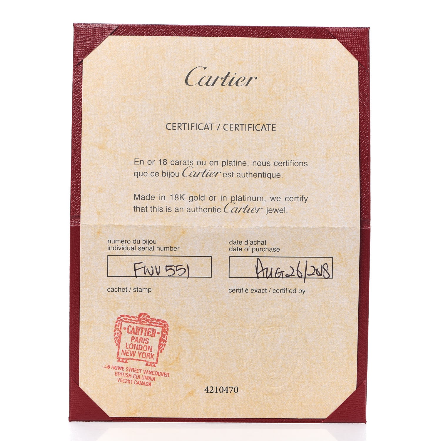 Cartier 18K Yellow Gold Juste Un Clou Bracelet 18 5 of 6