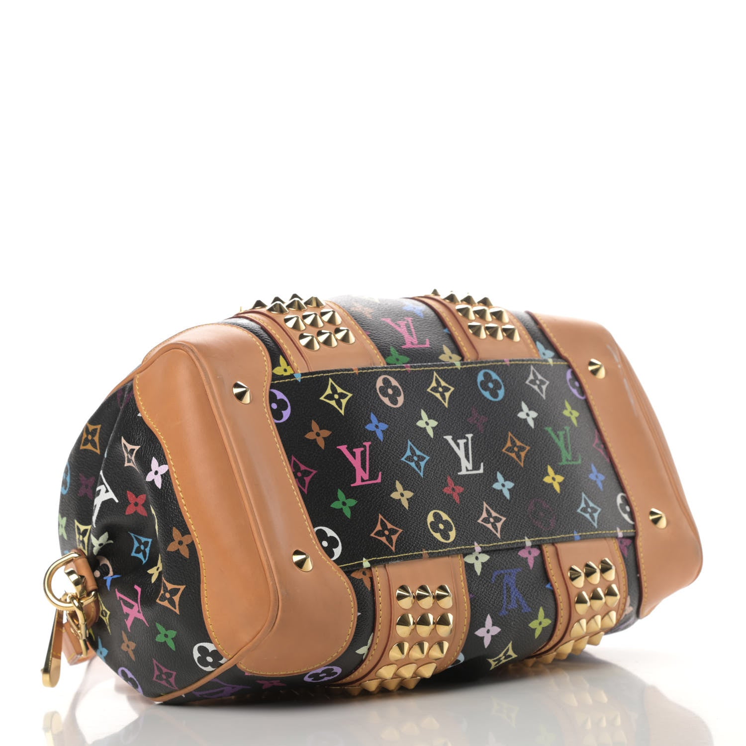 Louis Vuitton Monogram Multicolor Courtney MM Black 3 of 5