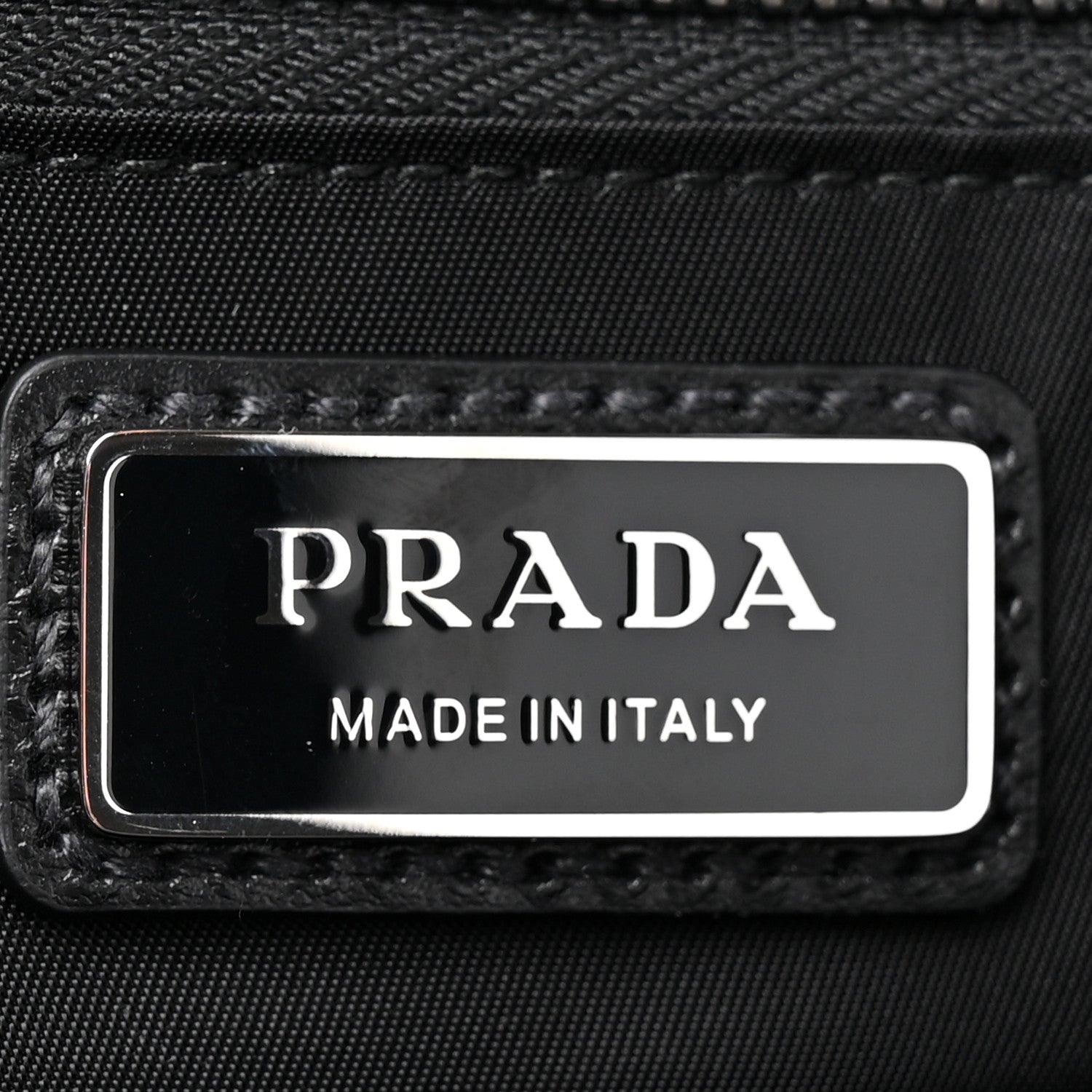 Prada Re-Nylon Calfskin Explore Backpack Black 6 of 9