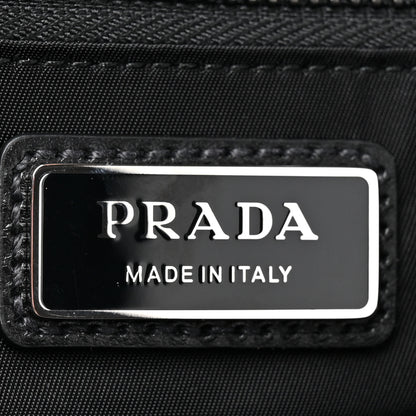Prada Re-Nylon Calfskin Explore Backpack Black 6 of 9
