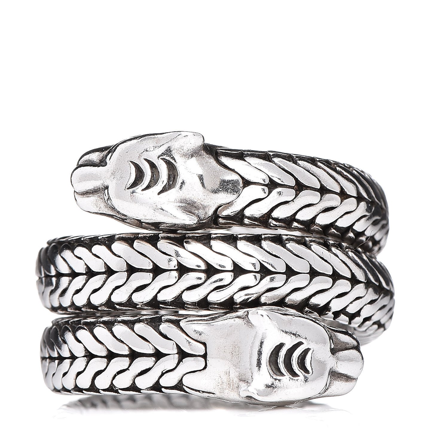 Sterling Silver Macan Coil Ring 57 8