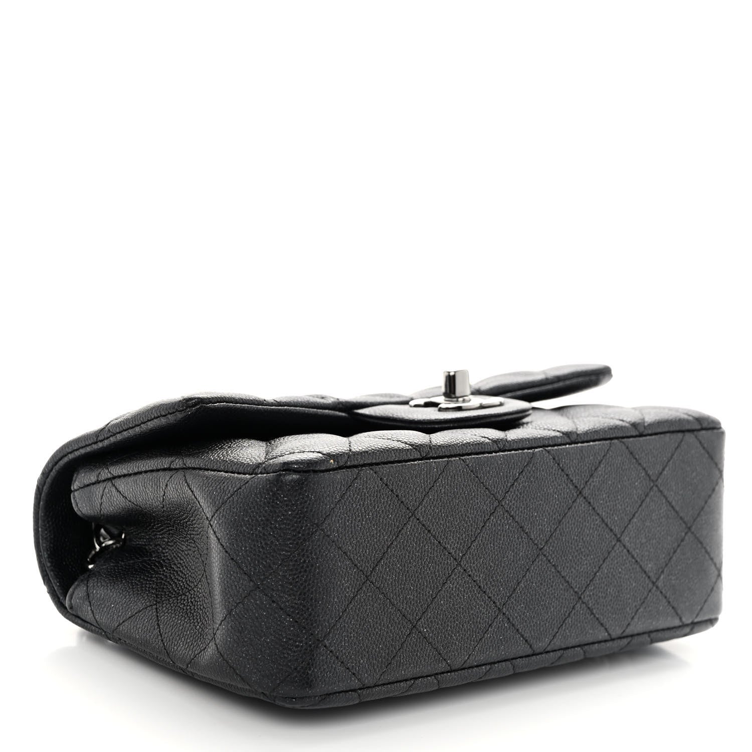 Chanel Caviar Quilted Mini Rectangular Flap Black 4 of 10