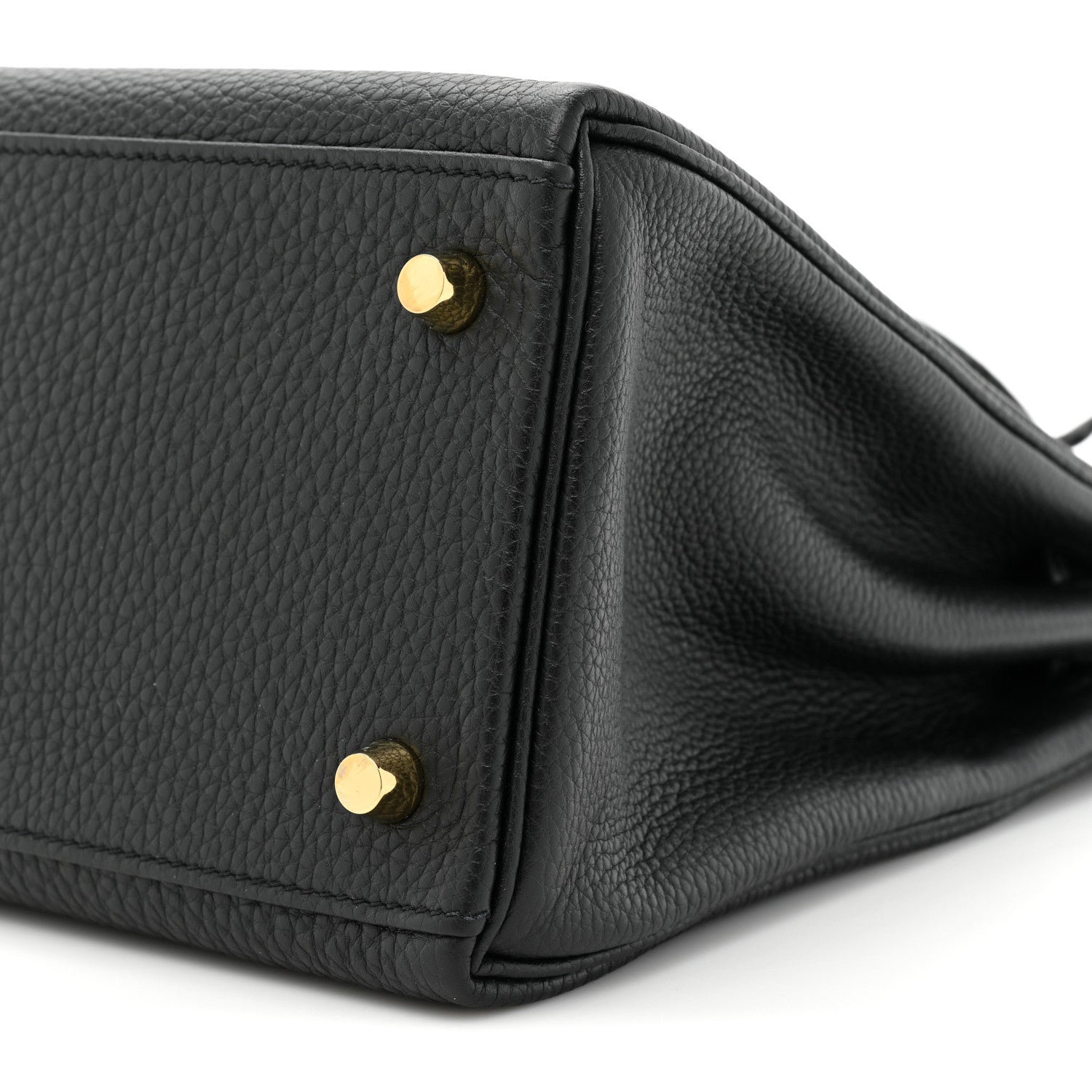 Hermes Togo Shiny Niloticus Crocodile Kelly Retourne Touch 28 Black 6 of 8