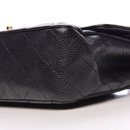 Chanel Caviar Quilted Medium Double Flap Black 9 of 13