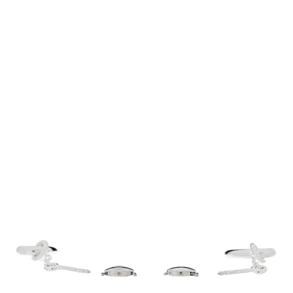 Hermes Sterling Silver Farandole Drop Earrings 3 of 5