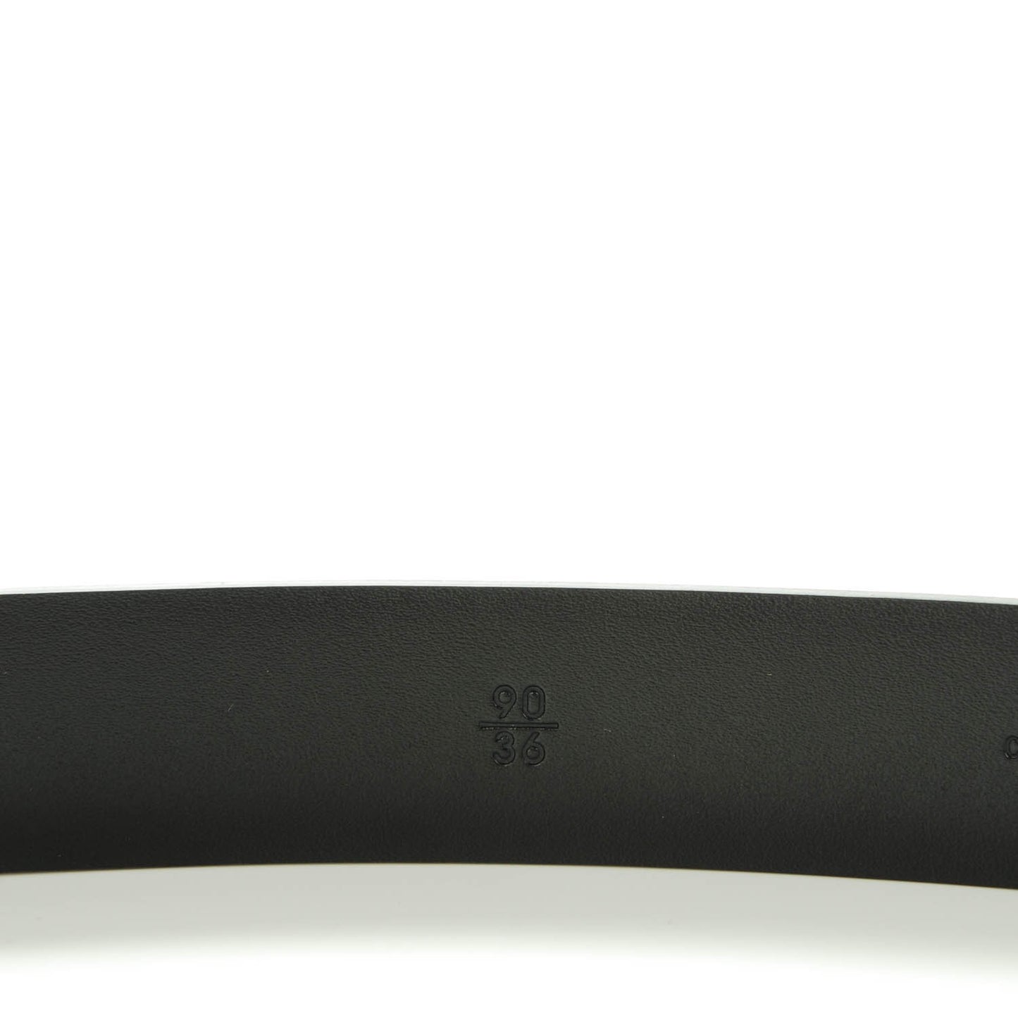 Calfskin CC Boy Skinny Belt 90 36 Black