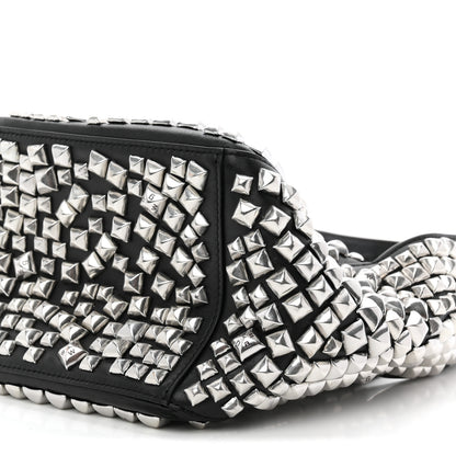 Alexander Wang Sheepskin Studded Small Spike Hobo Black 9 of 9