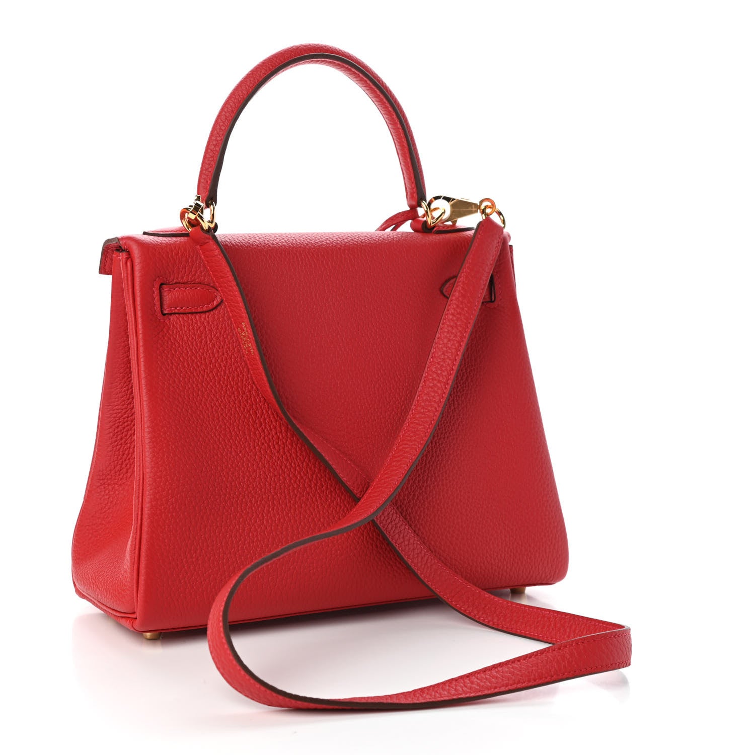 Hermes Togo Kelly Retourne 25 Rouge Casaque 3 of 10