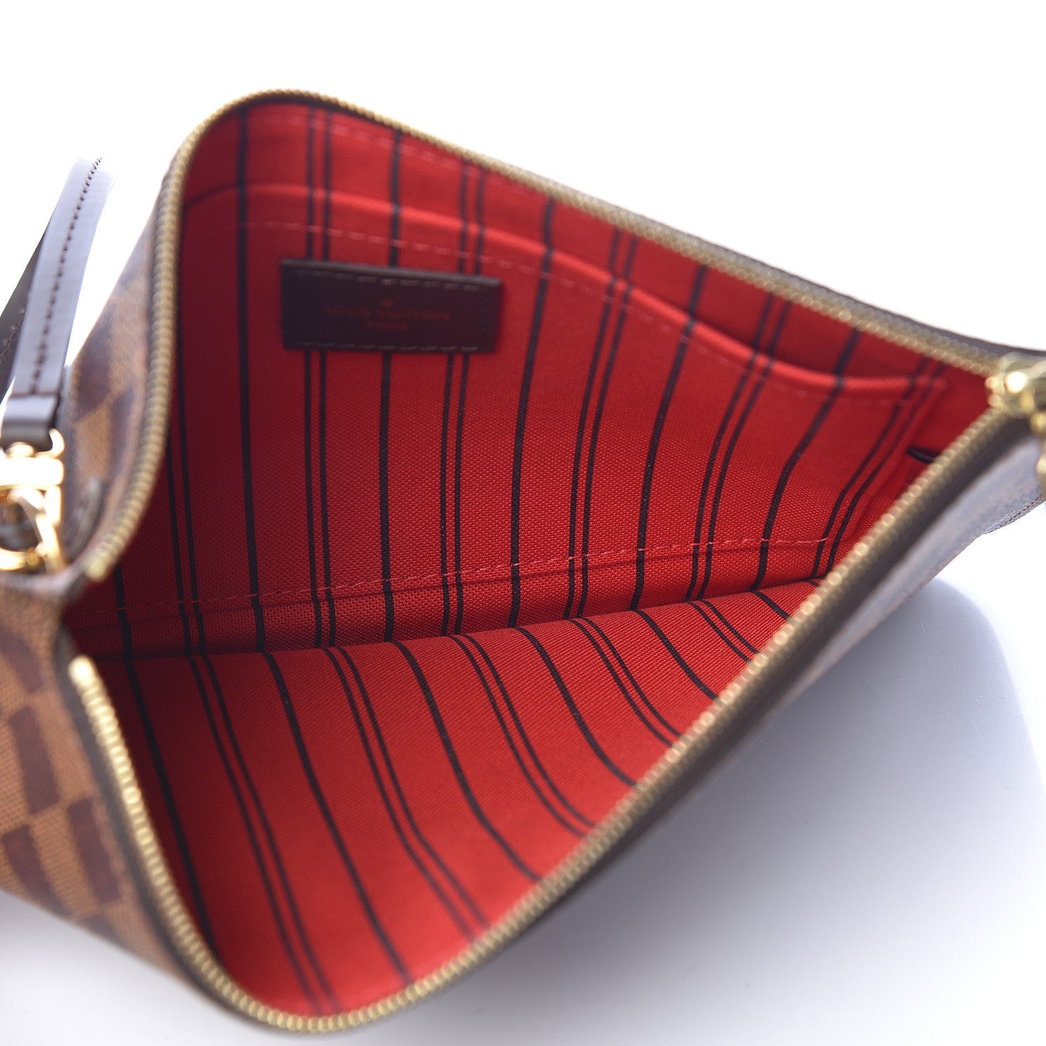 Louis Vuitton Damier Ebene Neverfull MM GM Pochette 5 of 8