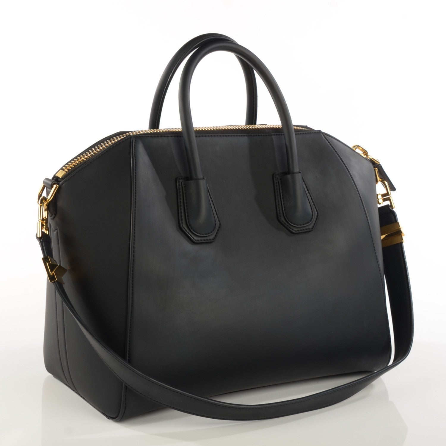 Givenchy Rubber Effect Calfskin Medium Antigona Black 6 of 14