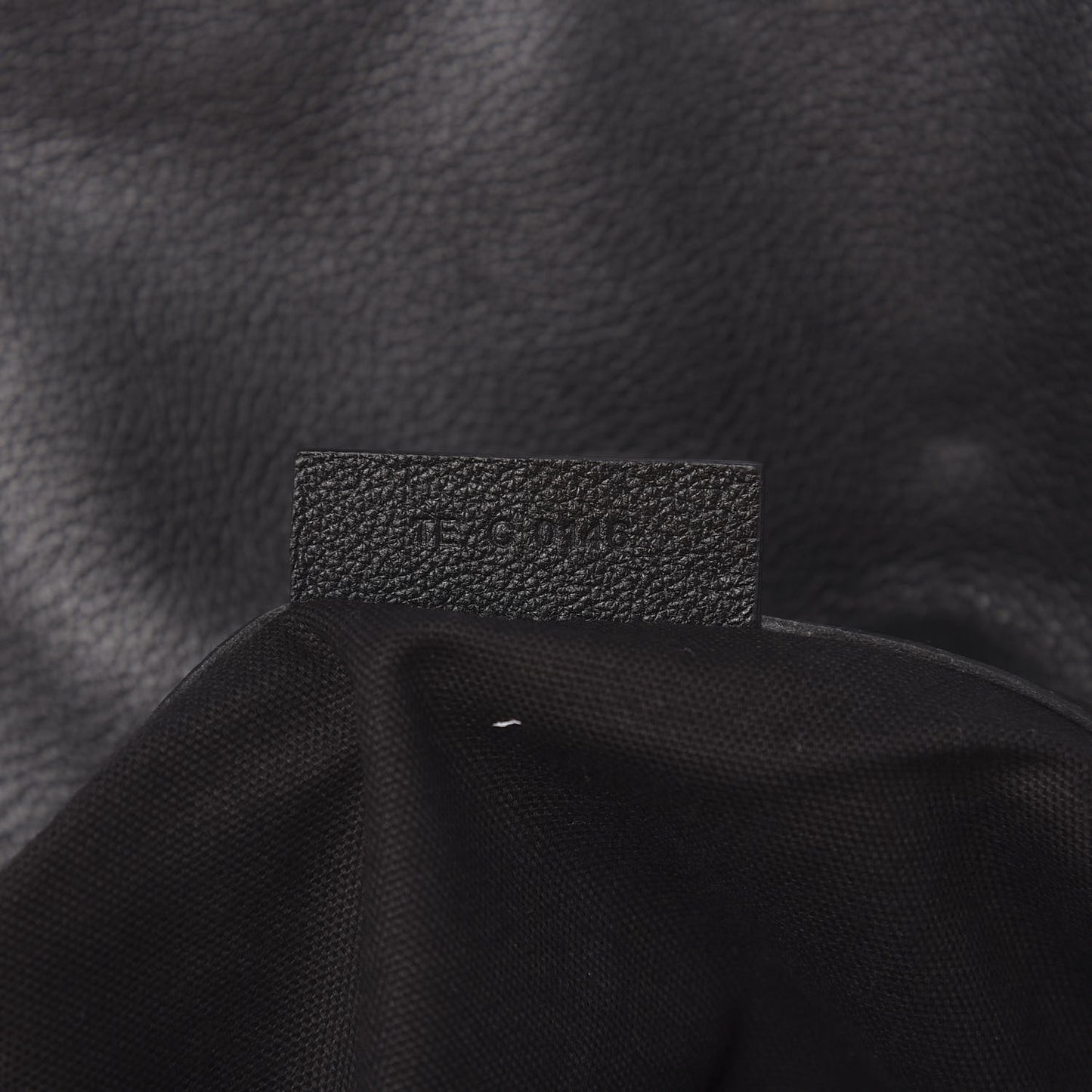 Sugar Goatskin Medium Antigona Envelope Clutch Black