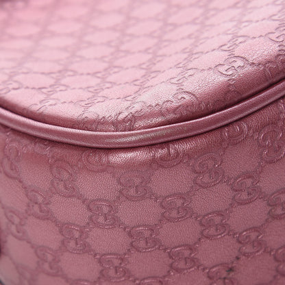 Gucci Metallic Soft Microguccissima Sunshine Disco Crossbody Bag Vintage Rose 17 of 19