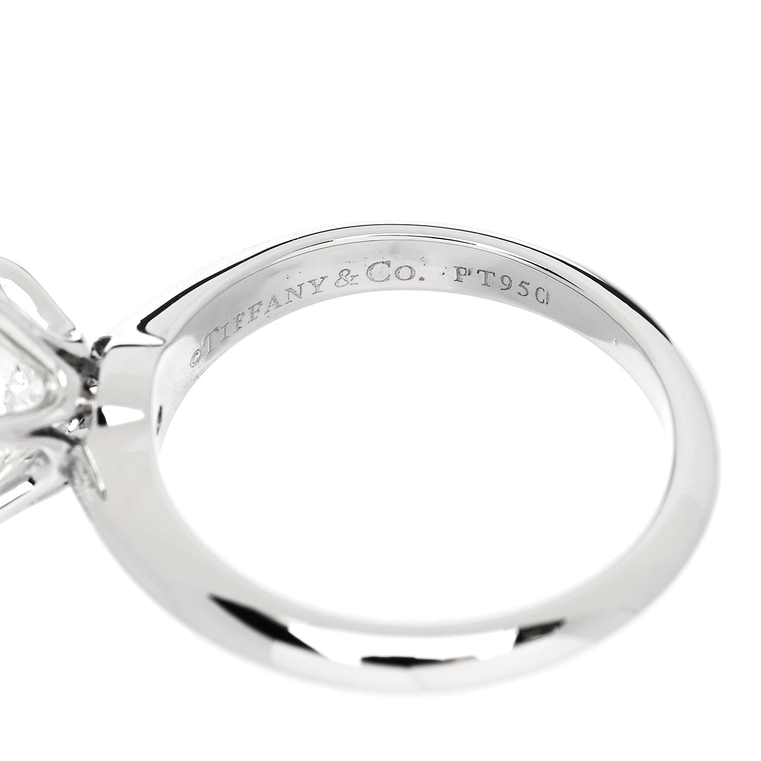 Tiffany Platinum Diamond 1.32ct Solitaire Engagement Ring 47 4 5 of 7