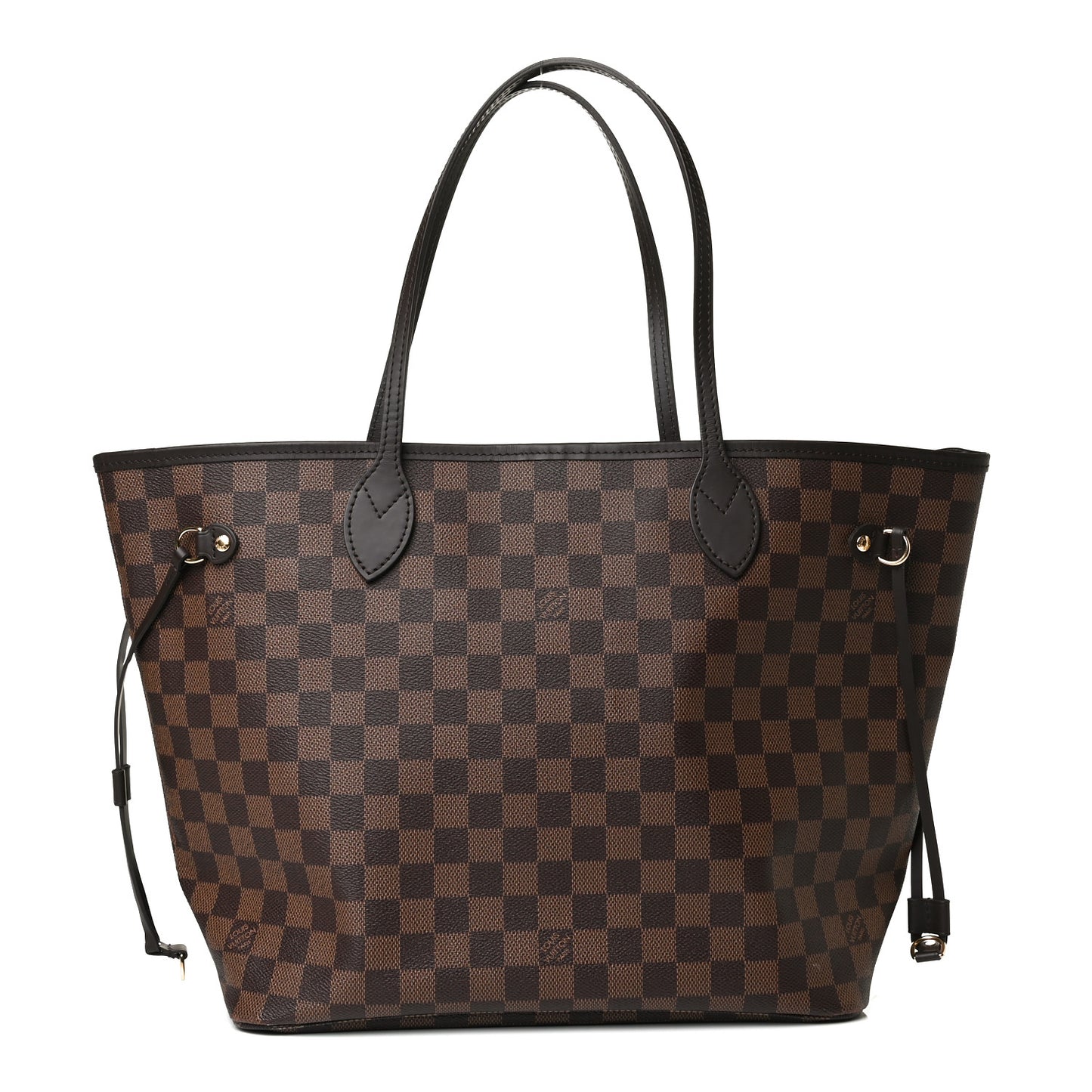 Damier Ebene Neo Neverfull MM Rose Ballerine