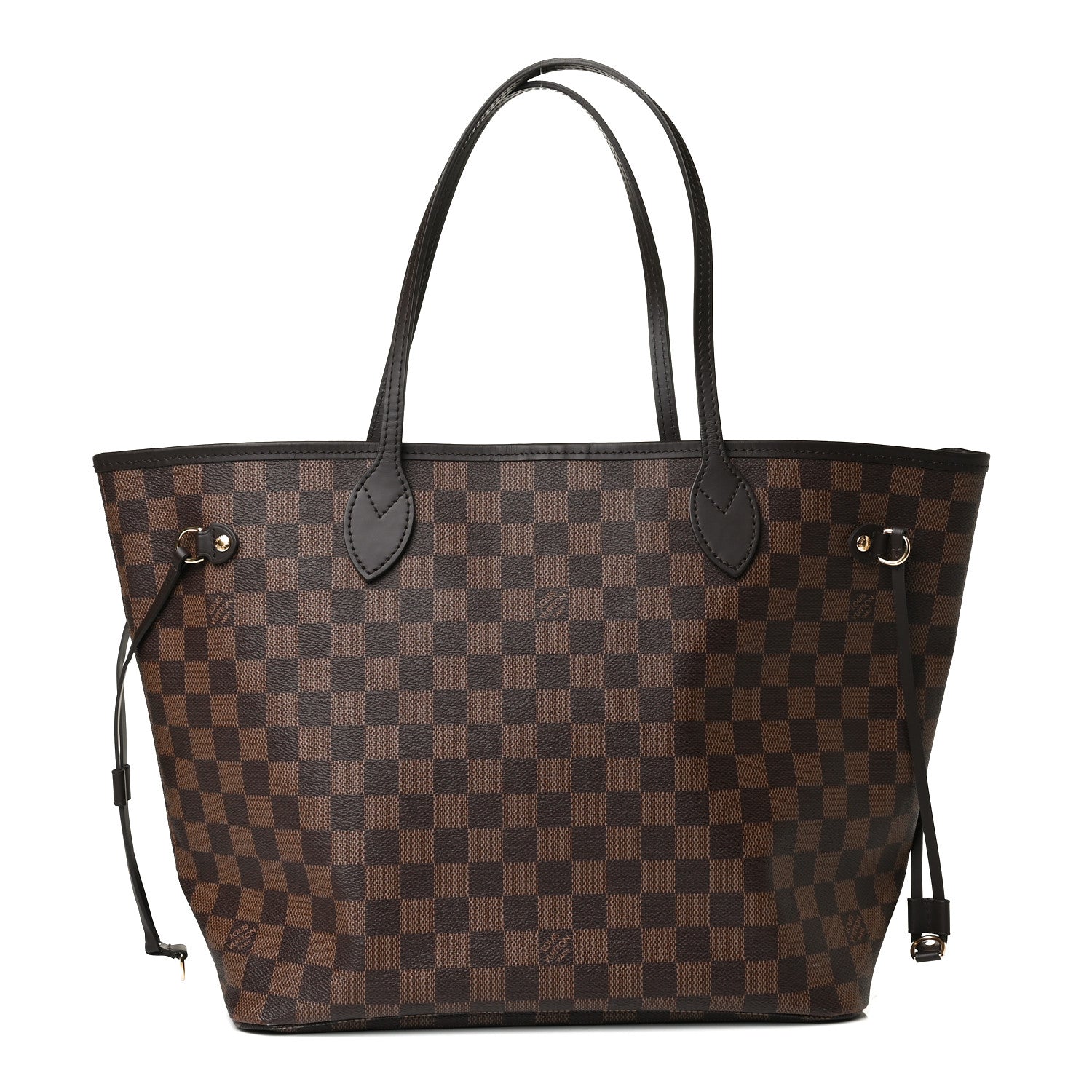 Louis Vuitton Damier Ebene Neo Neverfull MM Rose Ballerine 1 of 23
