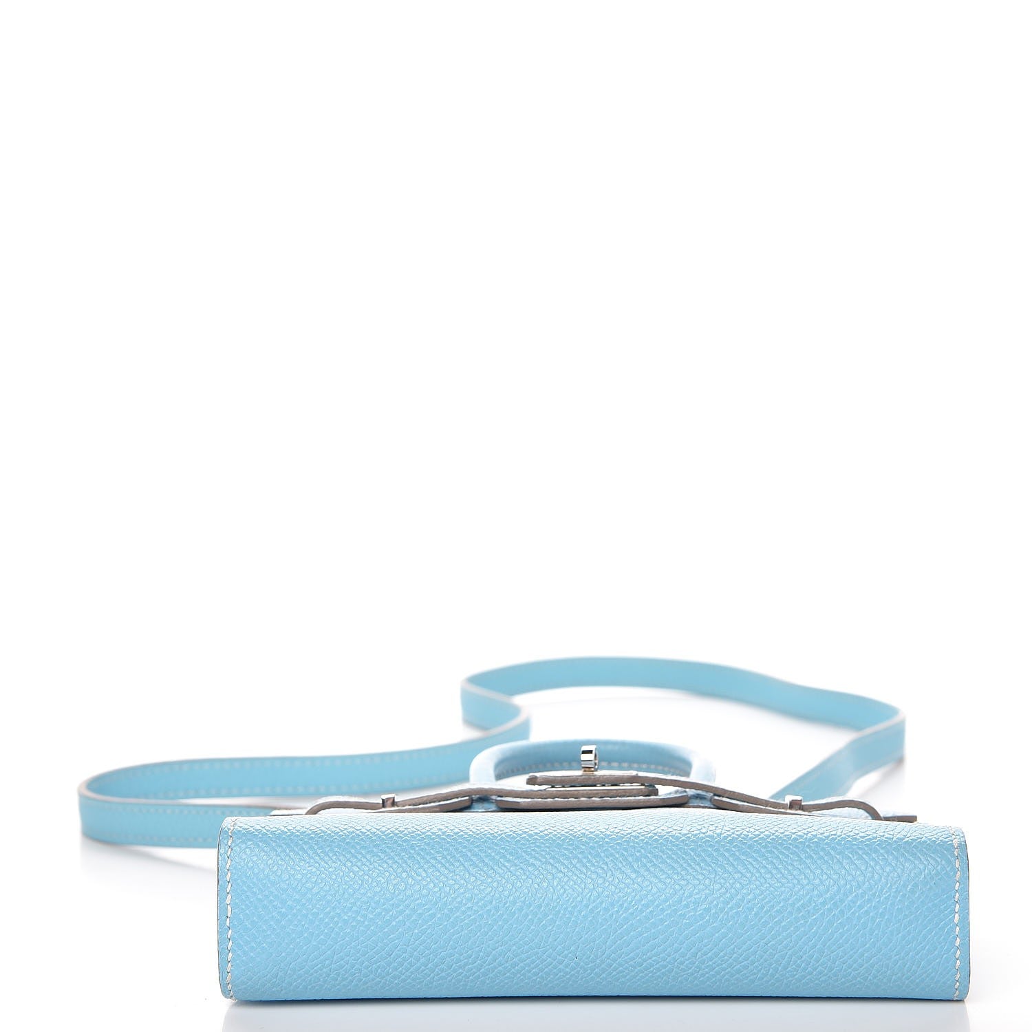 Hermes Epsom Micro Birkin 15 Celeste 17 of 29