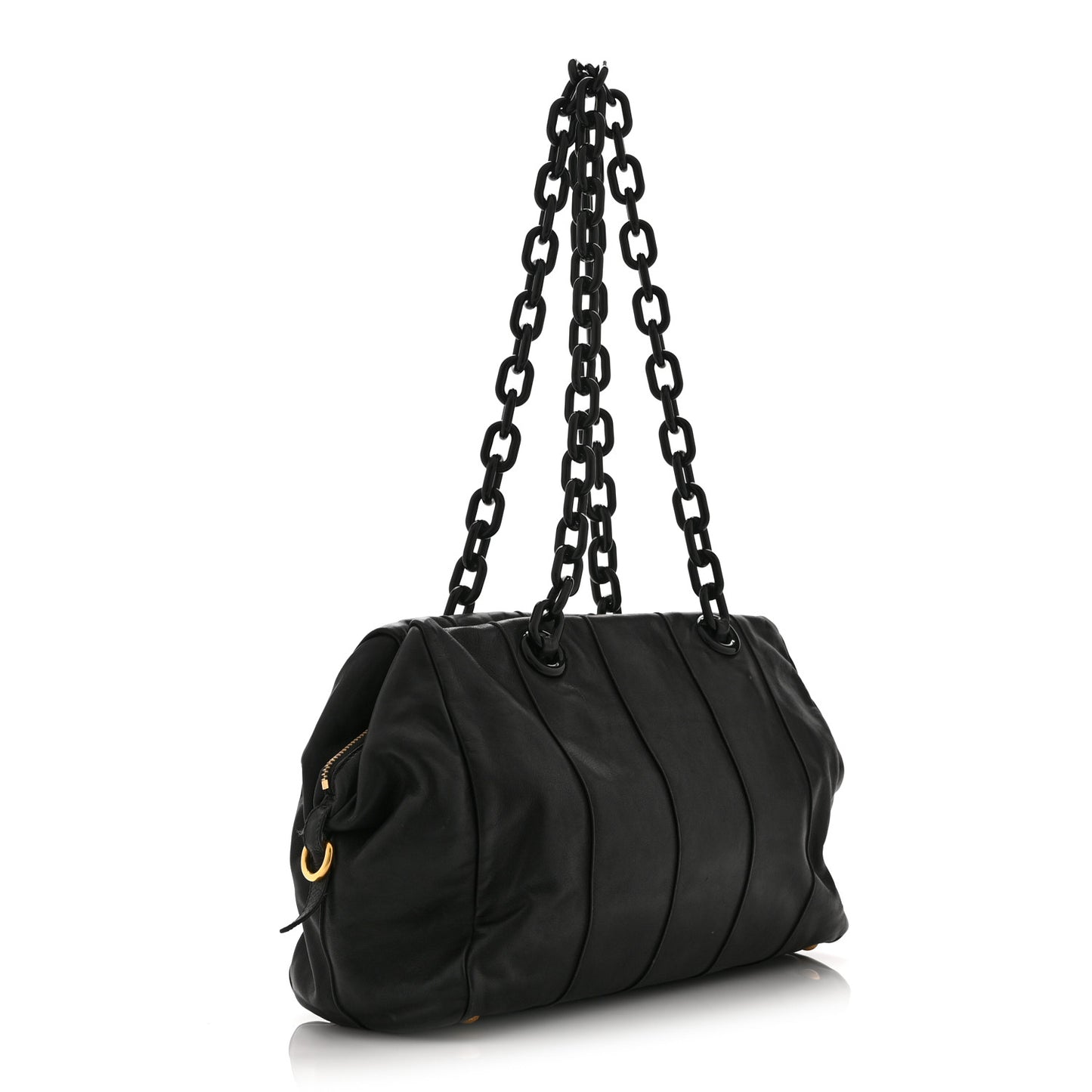Soft Calf Shoulder Bag Black