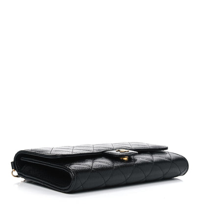 Chanel Caviar Quilted Wallet on Removable Chain Black 3 of 4