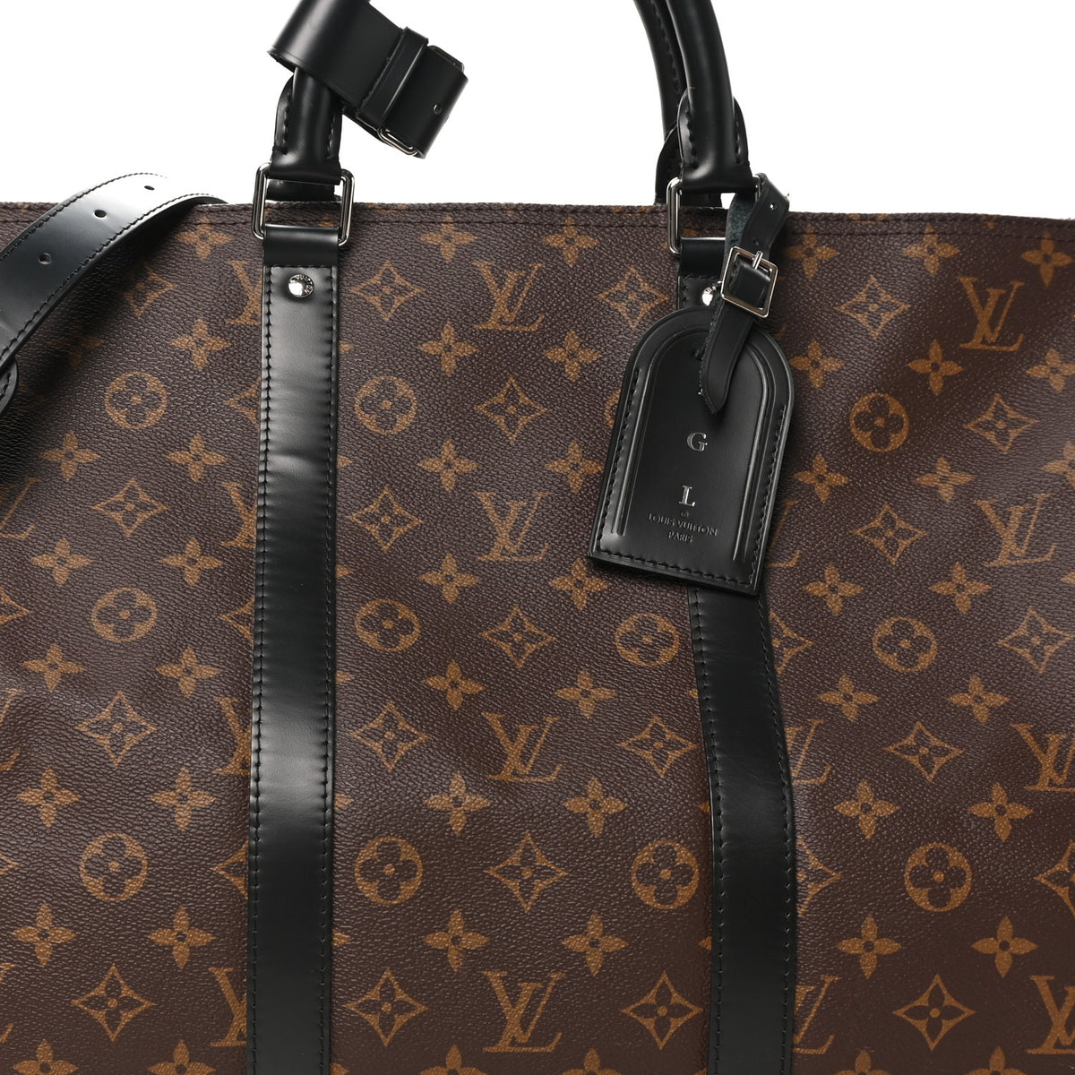 Monogram Macassar Keepall Bandouliere 55