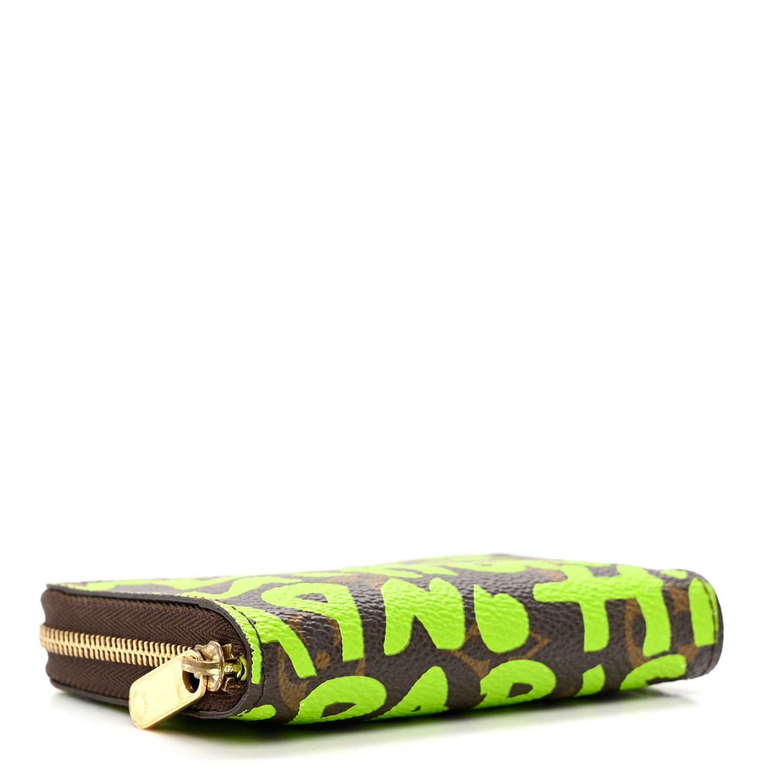 Louis Vuitton Monogram Graffiti Zippy Coin Purse Wallet Green 3 of 7