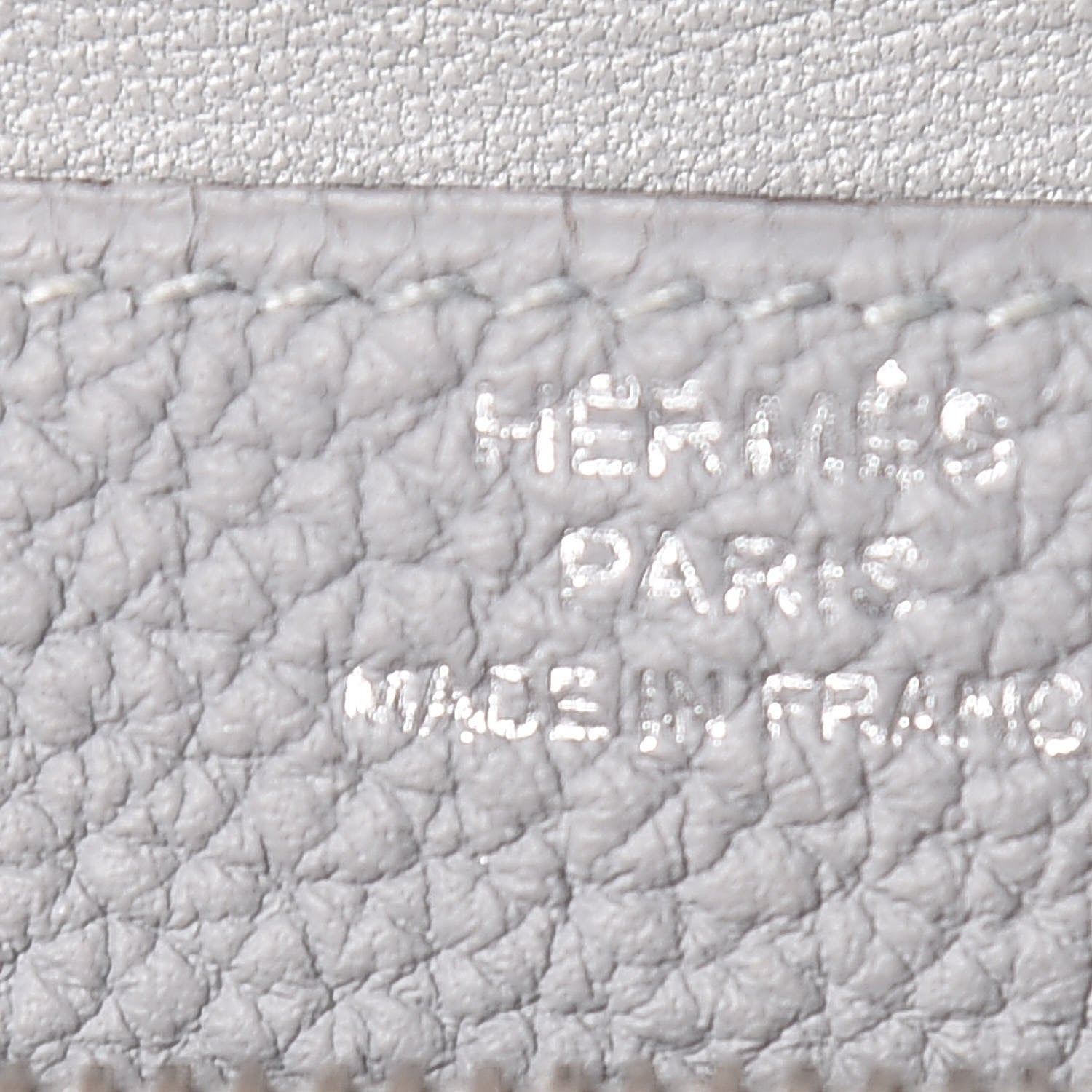 Hermes Togo Dogon Compact Wallet Bleu Glacier 7 of 10