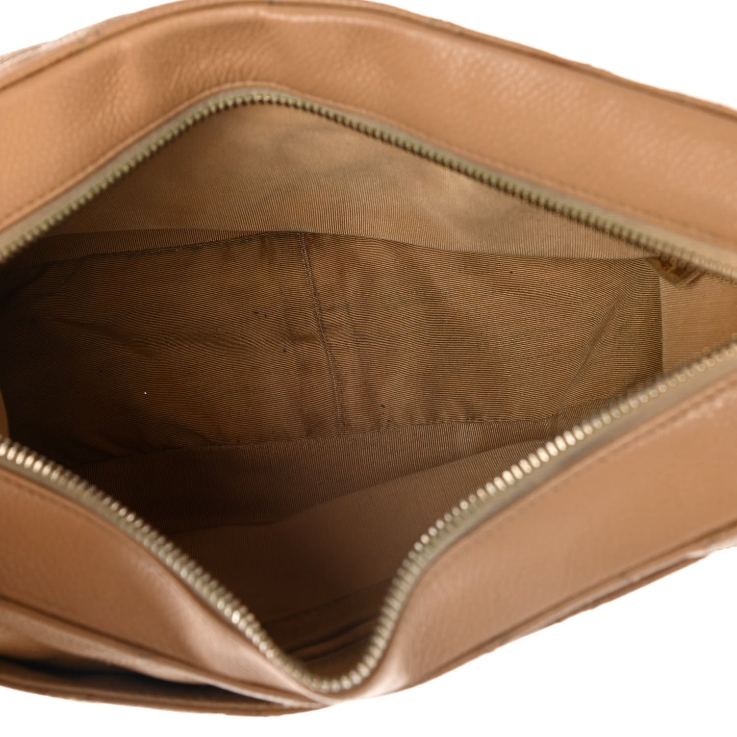 Caviar Quilted Timeless CC Shoulder Bag Beige