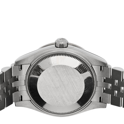 Rolex Stainless Steel 18K White Gold Diamond Bezel 31mm Oyster Perpetual Datejust Watch Silver 278384RBR 4 of 5