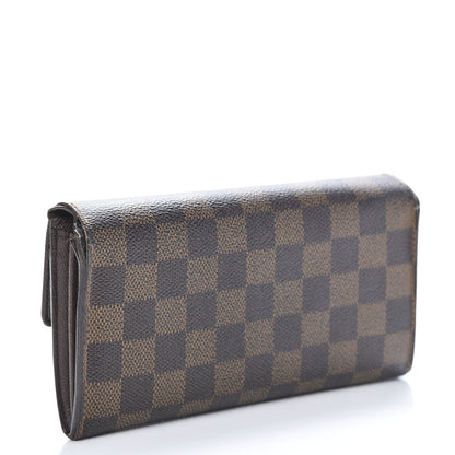 Louis Vuitton Damier Ebene Sarah Wallet 3 of 18