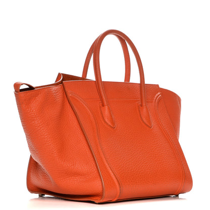 Celine Bullhide Calfskin Medium Phantom Luggage Burnt Orange 3 of 14