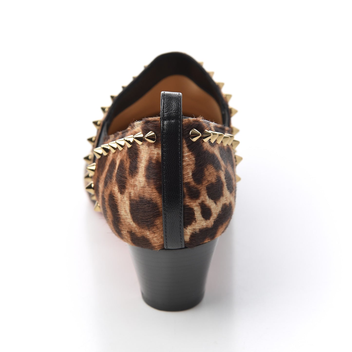 Pony Hair Leopard Print Vicky 45 Booties 39 Bronze