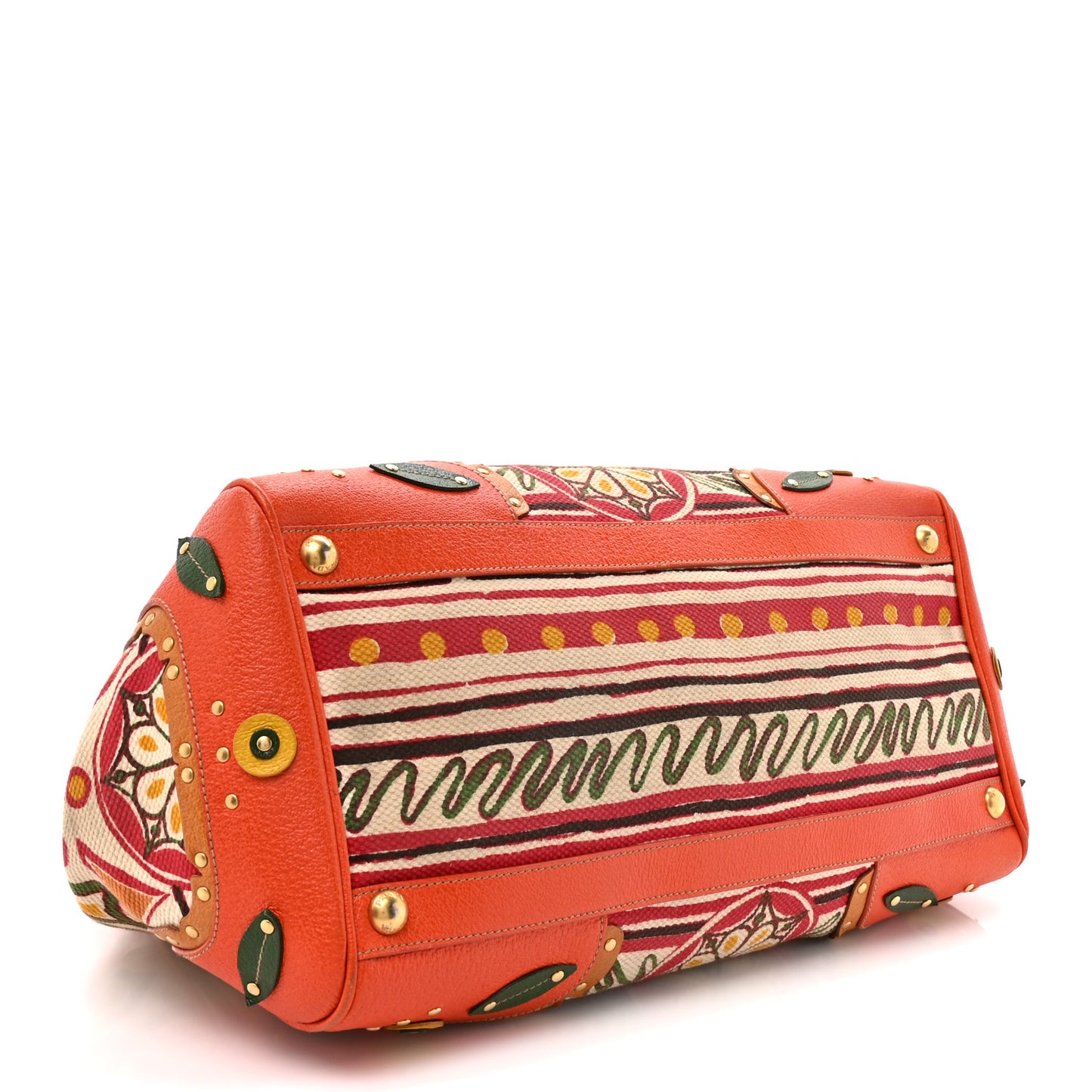 Canapa Stampata Frame Bag Papaya