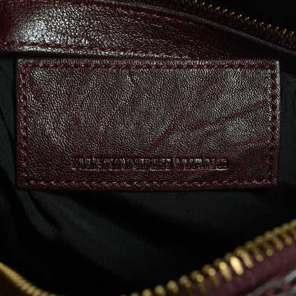 Alexander Wang Pebbled Lambskin Rocco Beet Antique Brass Hardware 6 of 7