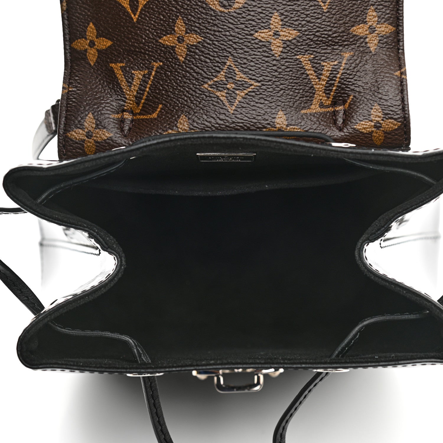 Louis Vuitton Patent Monogram Hot Springs Backpack Black 5 of 8