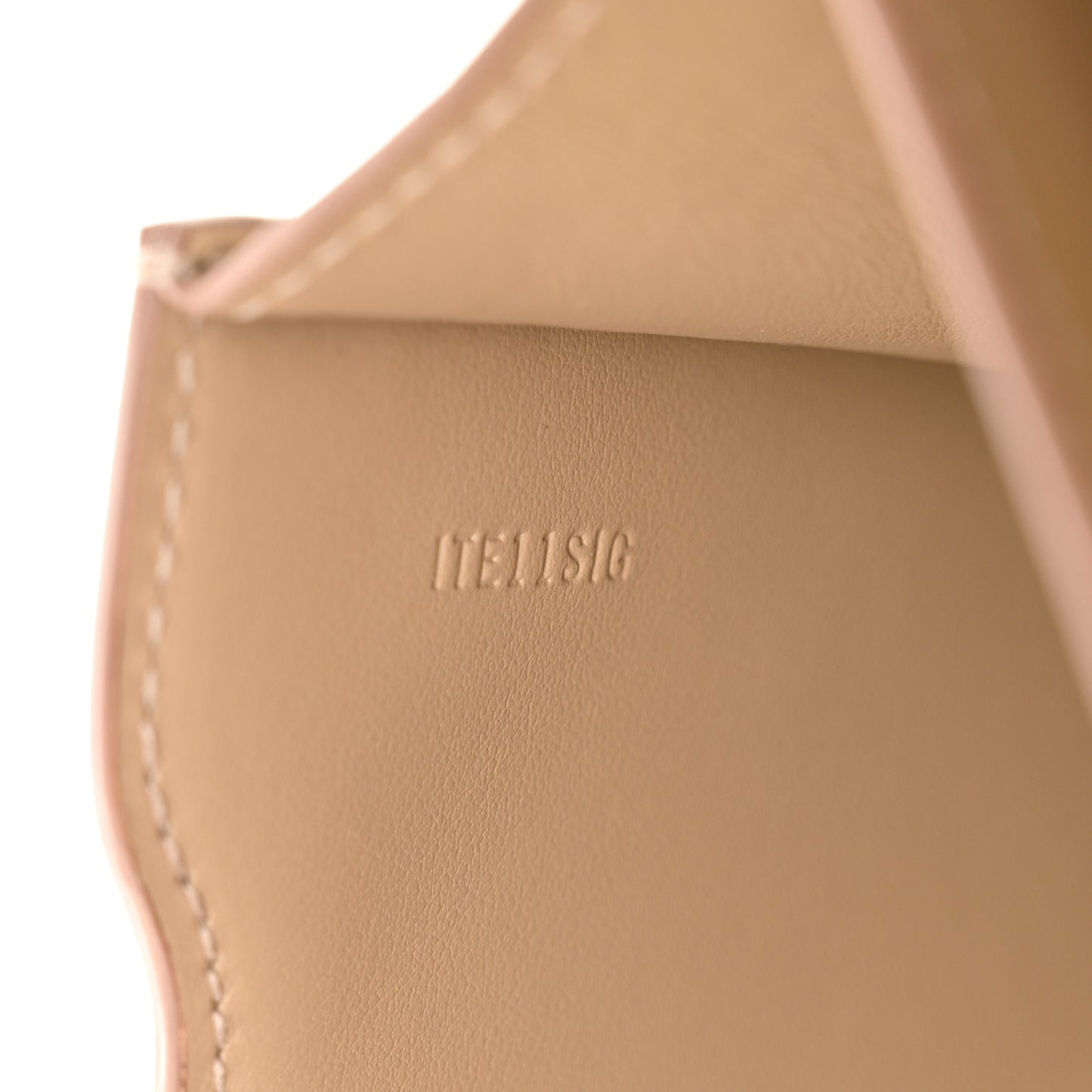 Grained Calfskin Small TB Bag Oat Beige