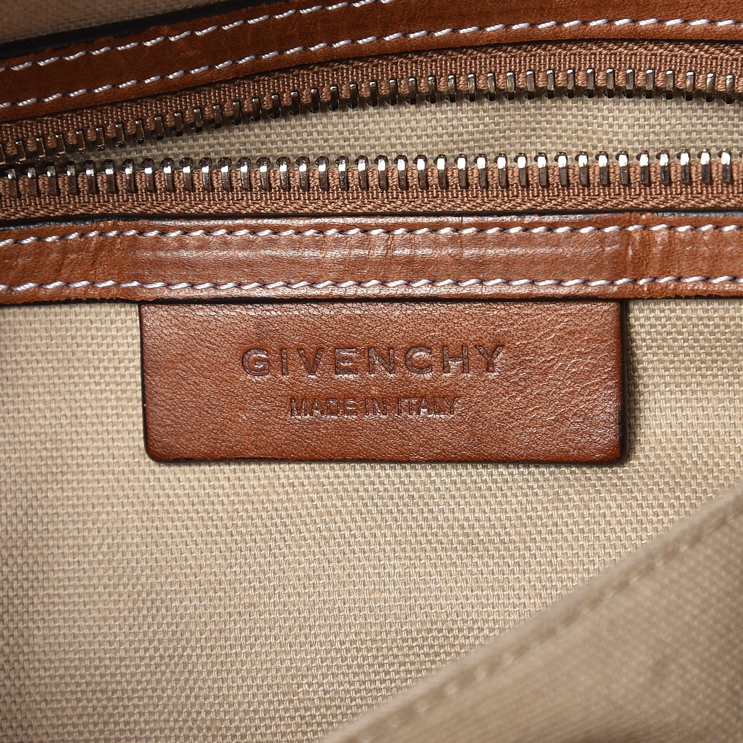 Givenchy Canvas Calfskin Small Nightingale Tan Light Brown 7 of 10