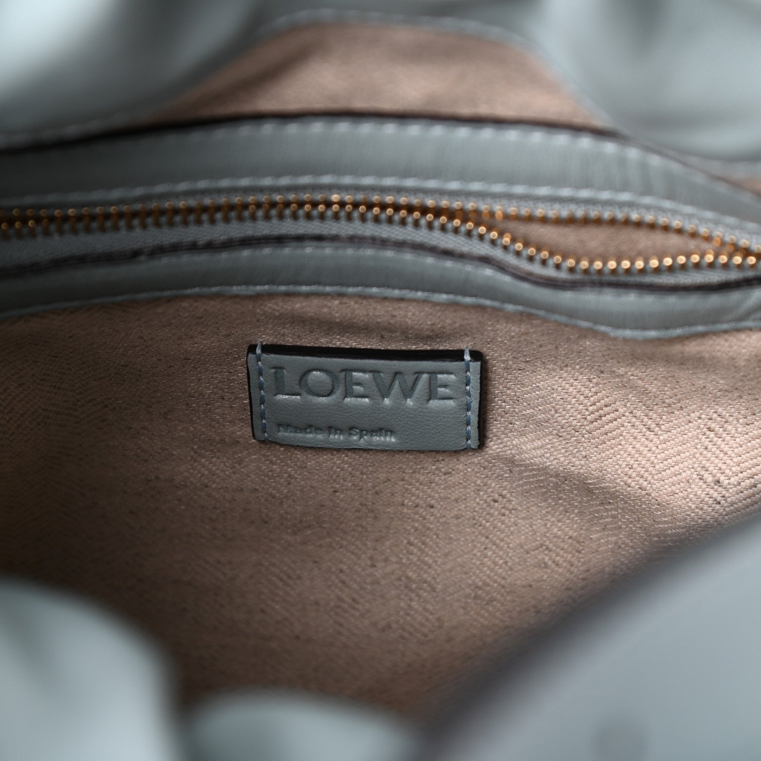 Loewe Nappa Medium Flamenco Knot Bag Crystal Blue 6 of 8