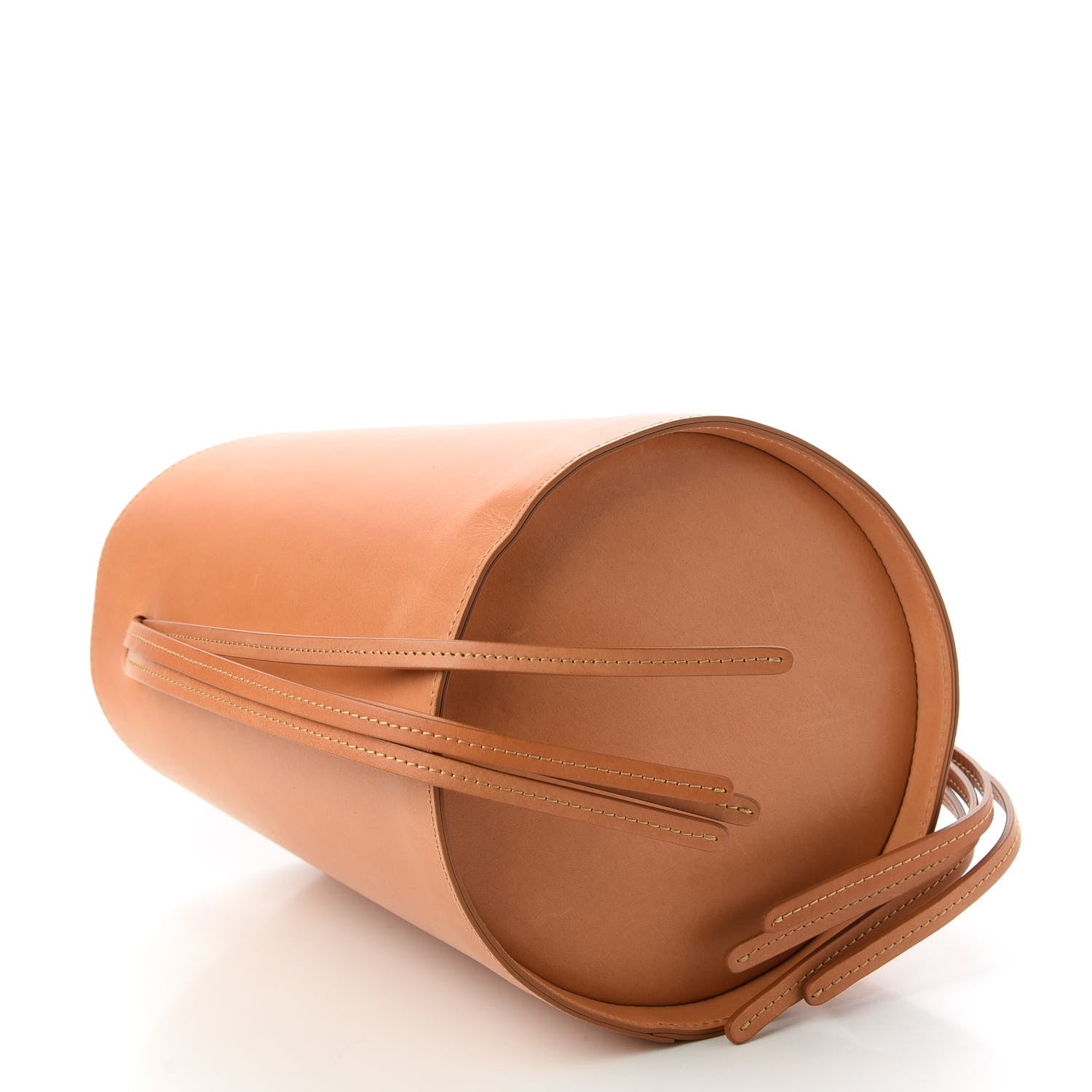 Mansur Gavriel Calfskin Fringe Bucket Bag Caros 4 of 8