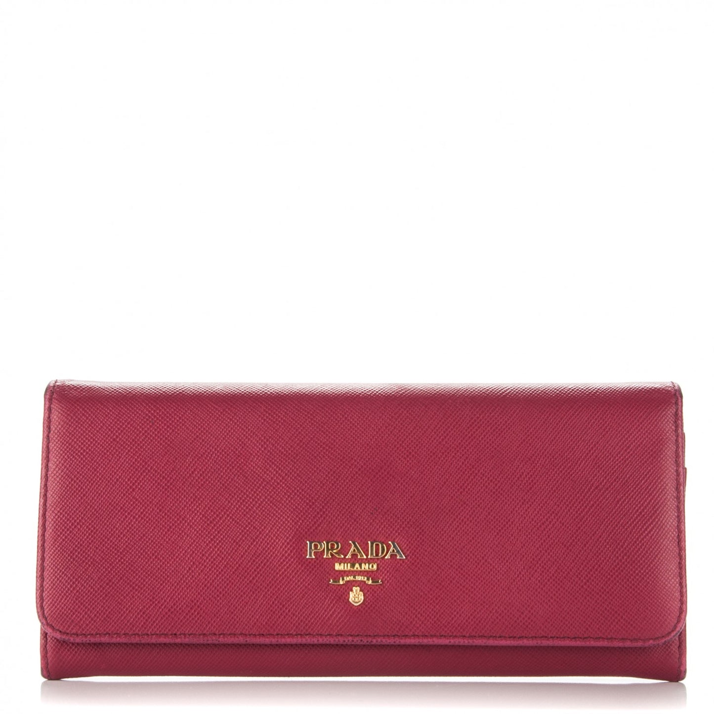 Saffiano Metal Continental Flap Wallet