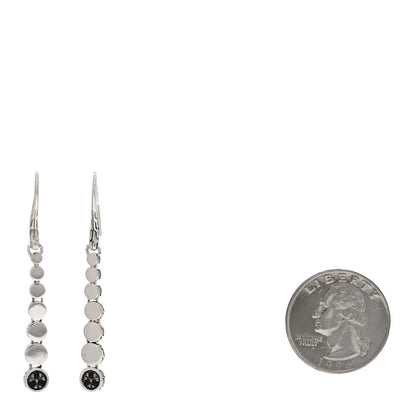 John Hardy Sterling Silver Black Sapphire Dot Drop Earrings 2 of 4