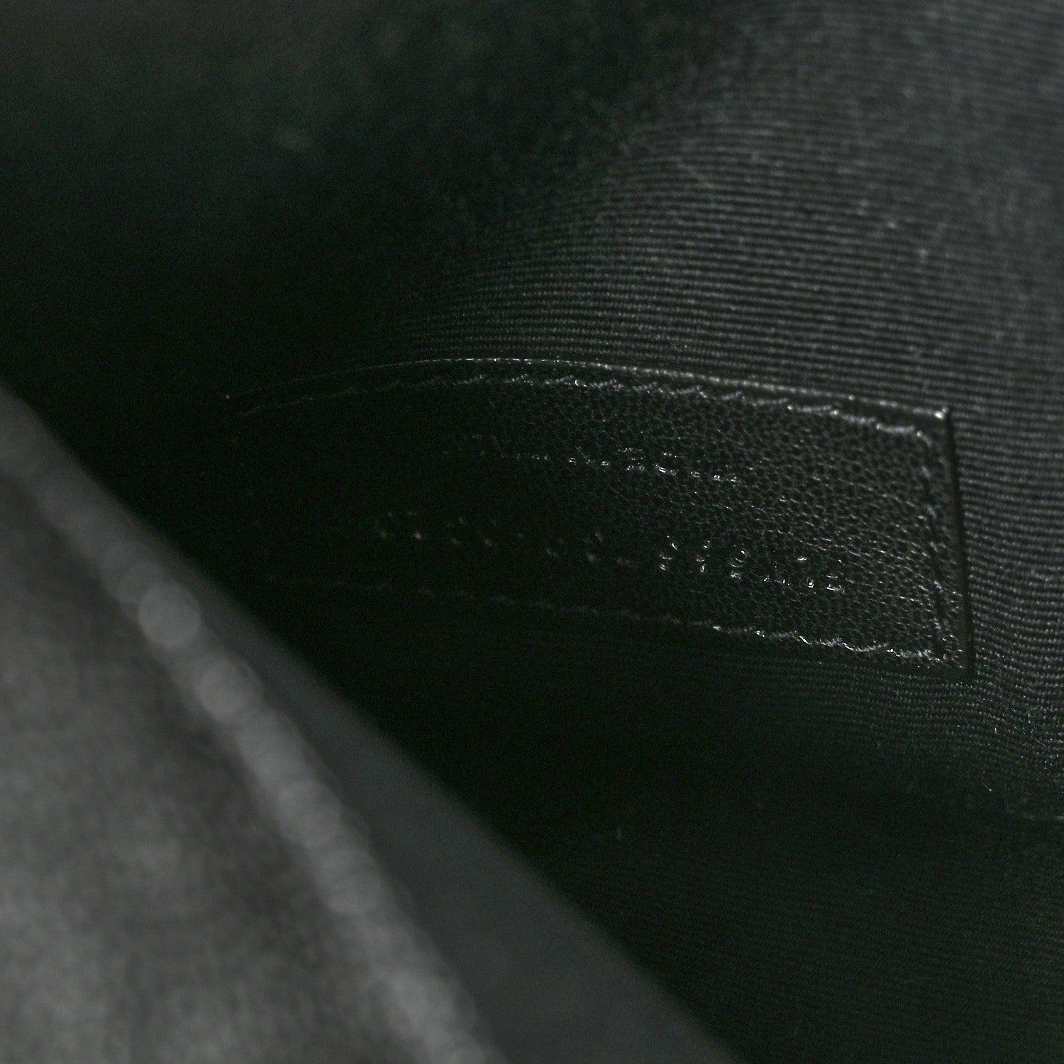 Saint Laurent Grain De Poudre Uptown Pouch Black 7 of 7