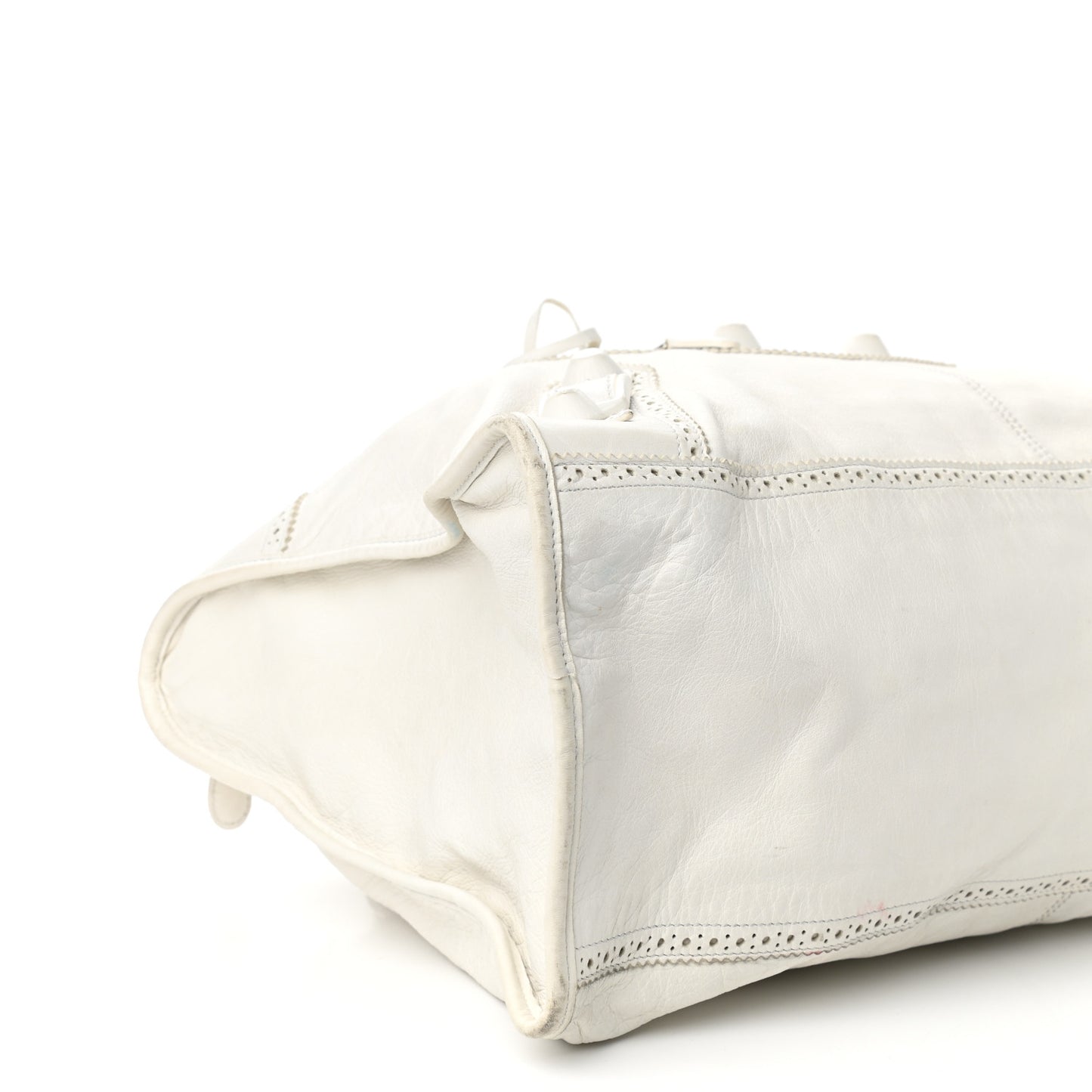Agneau Giant Brogues Hardware Work White Light