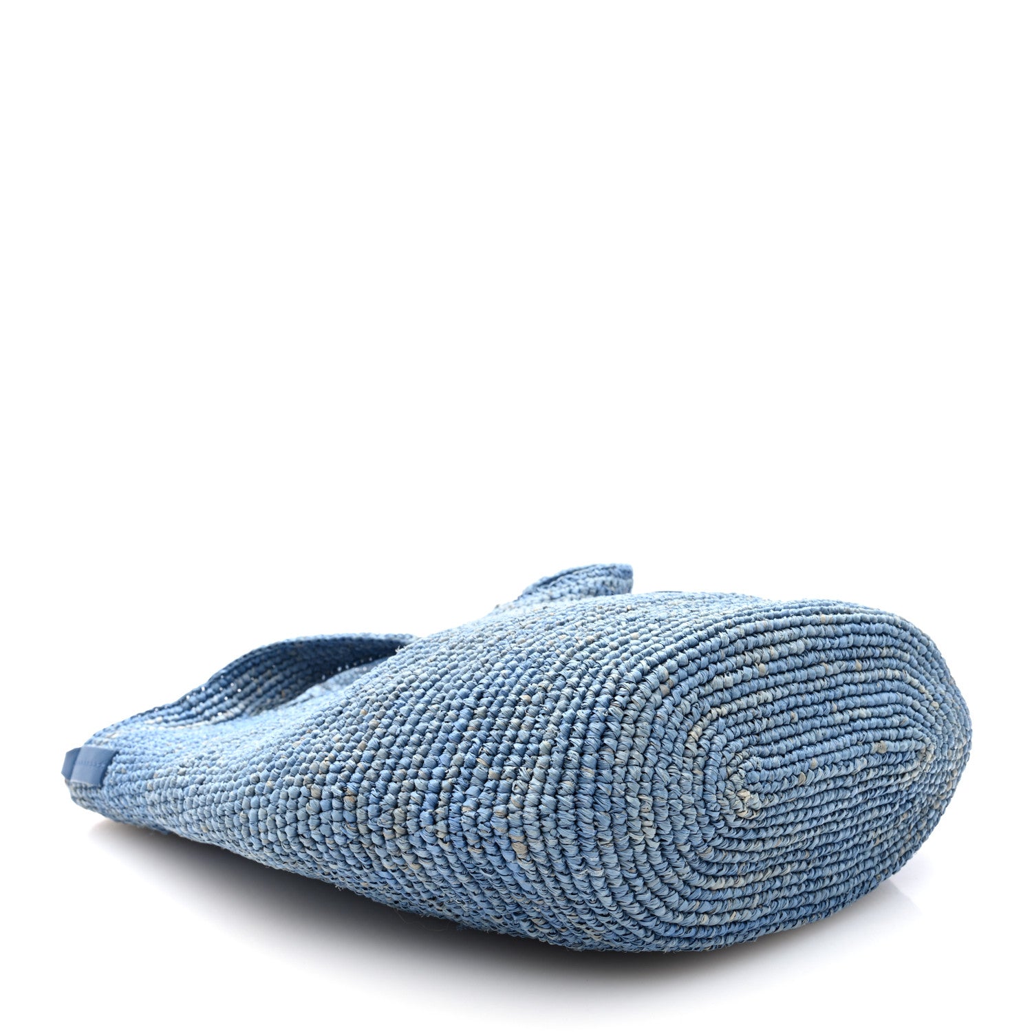Loewe Raffia Mini Slit Tote Bag Blue 4 of 9